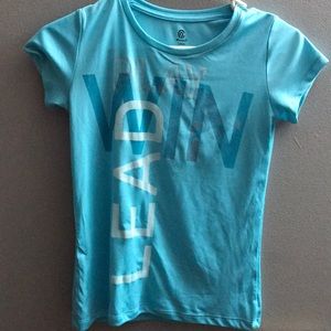 Awesome blue shirt with motivation words!💙